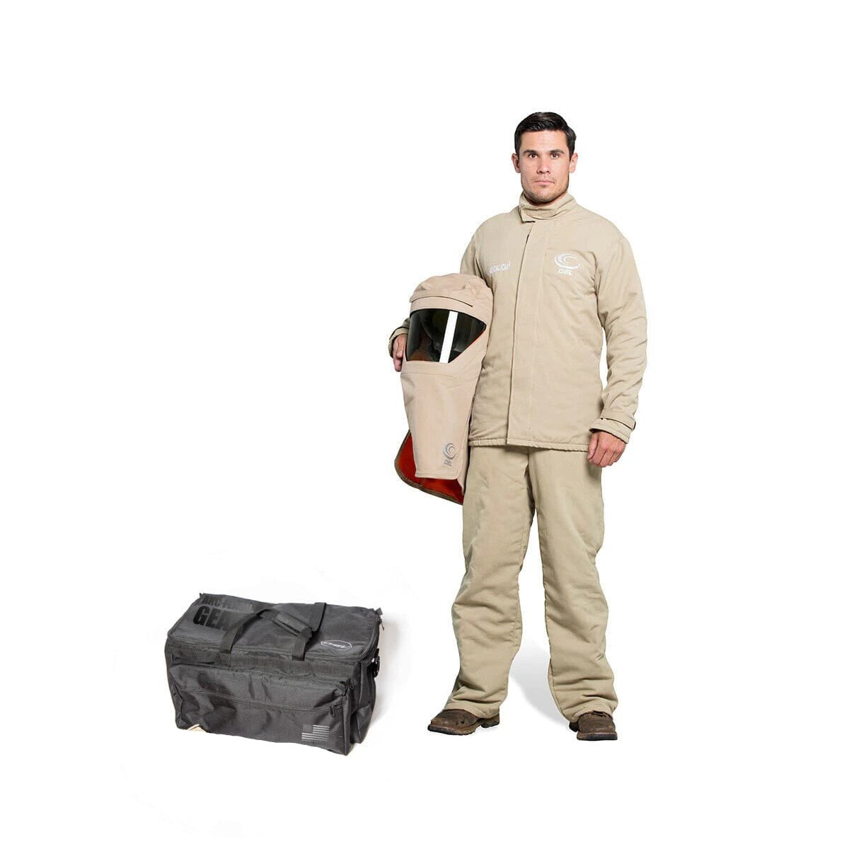 OEL 40 Cal Jacket & Bib - Overall Switch Gear Hood Kit - AFW40 - KJB - J.L. Matthews Co., Inc.