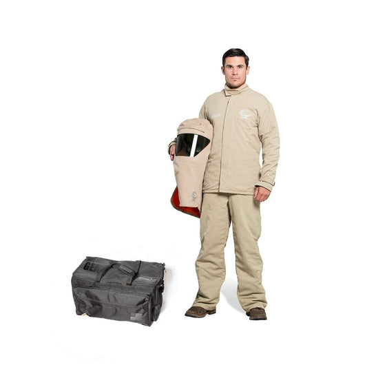 OEL 40 Cal Jacket & Bib - Overall Switch Gear Hood Kit - AFW40 - KJB - J.L. Matthews Co., Inc.