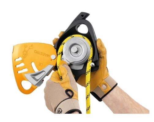 Petzl Maestro S Descender w/Integrated Progress Rope Pulley - D024AA00 - J.L. Matthews Co., Inc.