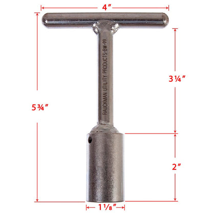 Rauckman T - Handle 3/4" Penta Socket Lineman Wrench - BW99 - J.L. Matthews Co., Inc.