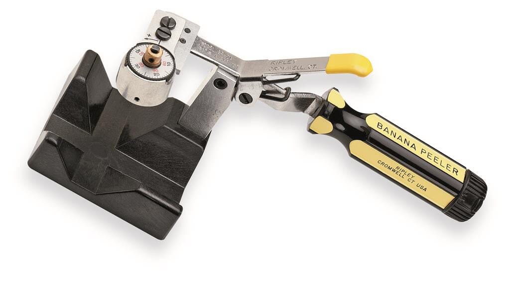 Ripley Banana Peeler Semi - Con Scoring / Wire Stripping Tool w/Adjustable Blade - BP2A - J.L. Matthews Co., Inc.