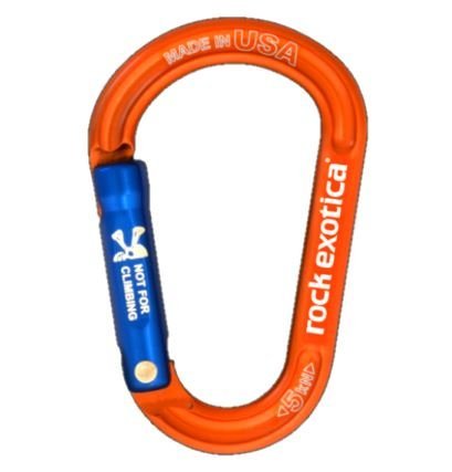 Rock Exotica RockX Carabiner Orange Snaphook Clip - C7NL-O