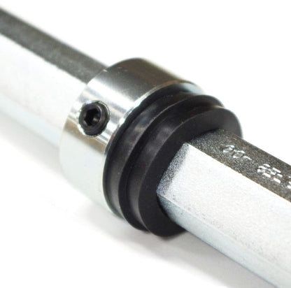 RudeDog USA 30" Hex bar with a Lock Collar Grommett