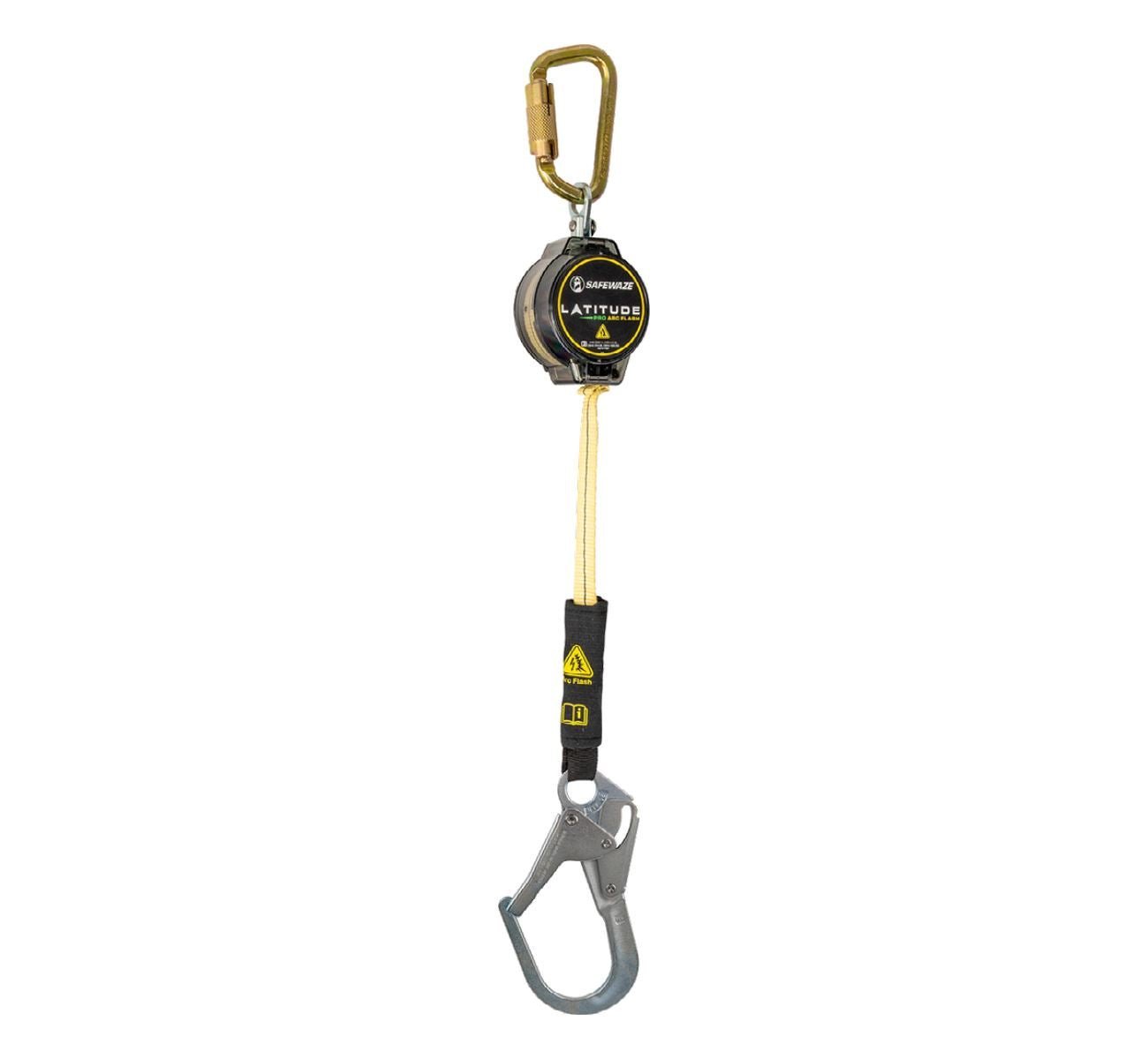 Safewaze 7' Arc Flash SRL with Carabiner and Rebar Snap Hook - 020 - 520_ - J.L. Matthews Co., Inc.