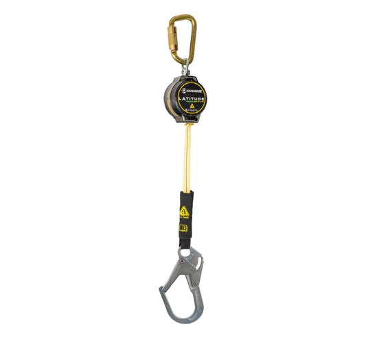 Safewaze 7' Arc Flash SRL with Carabiner and Rebar Snap Hook - 020 - 520_ - J.L. Matthews Co., Inc.