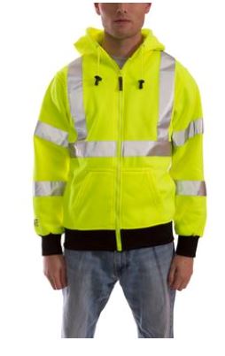 Tingley Job Sight Zip-Up Hoodie Mens Polyester Sweatshirt - S78122-M