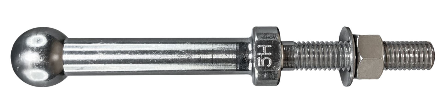 Travis Pattern Ball Stud Copper Alloy, Tin Plated - BS13T500M - J.L. Matthews Co., Inc.