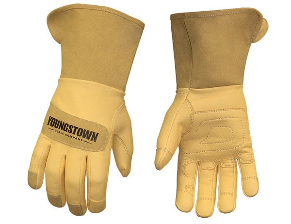 Youngstown FR Leather Utility Wide-Cuff Gloves - 11-3255-60